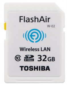 SD con wifi de Toshiba, clic en foto