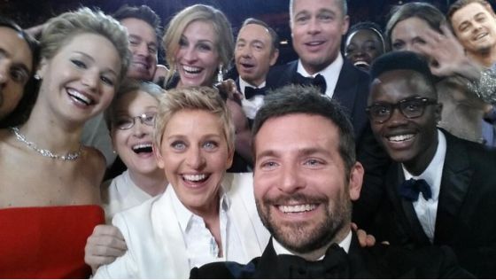 El famoso selfie de los Oscar