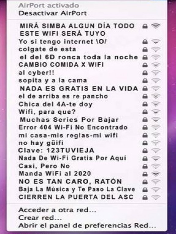 Los nombres más originales y divertidos para ponerle a tu red wifi y tirar puyas a tus vecinos