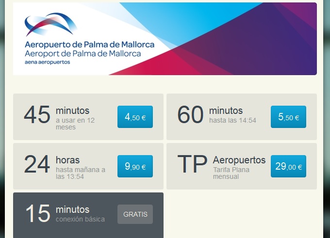 Analizamos el wifi gratis del Aeropuerto de Palma De Mallorca En España