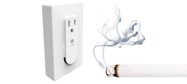 AirGuard detecta el tabaco y te envía una notificación al móvil vía wifi, ideal para dejar de fumar