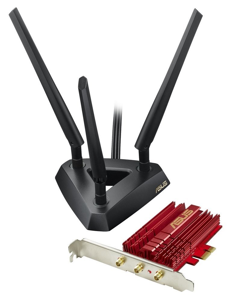 La mejor antena wifi para pc de sobremesa, tarjeta inalámbrica PCI de Asus, supera un Giga de velocidad