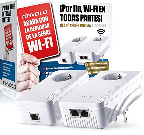 Acaba con la debilidad de la señal wifi con el Devolo Starter Kit, wifi ac en todas partes con este PLC