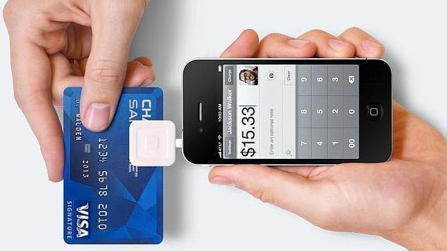 Lector portátil para tarjetas de crédito a través de dispositivos Android e iOS