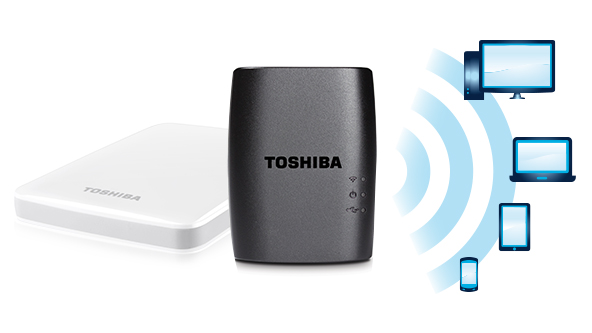 Como poner wifi a un disco duro externo y convertirlo en inalámbrico con el adaptador STOR.E Wireless de Toshiba