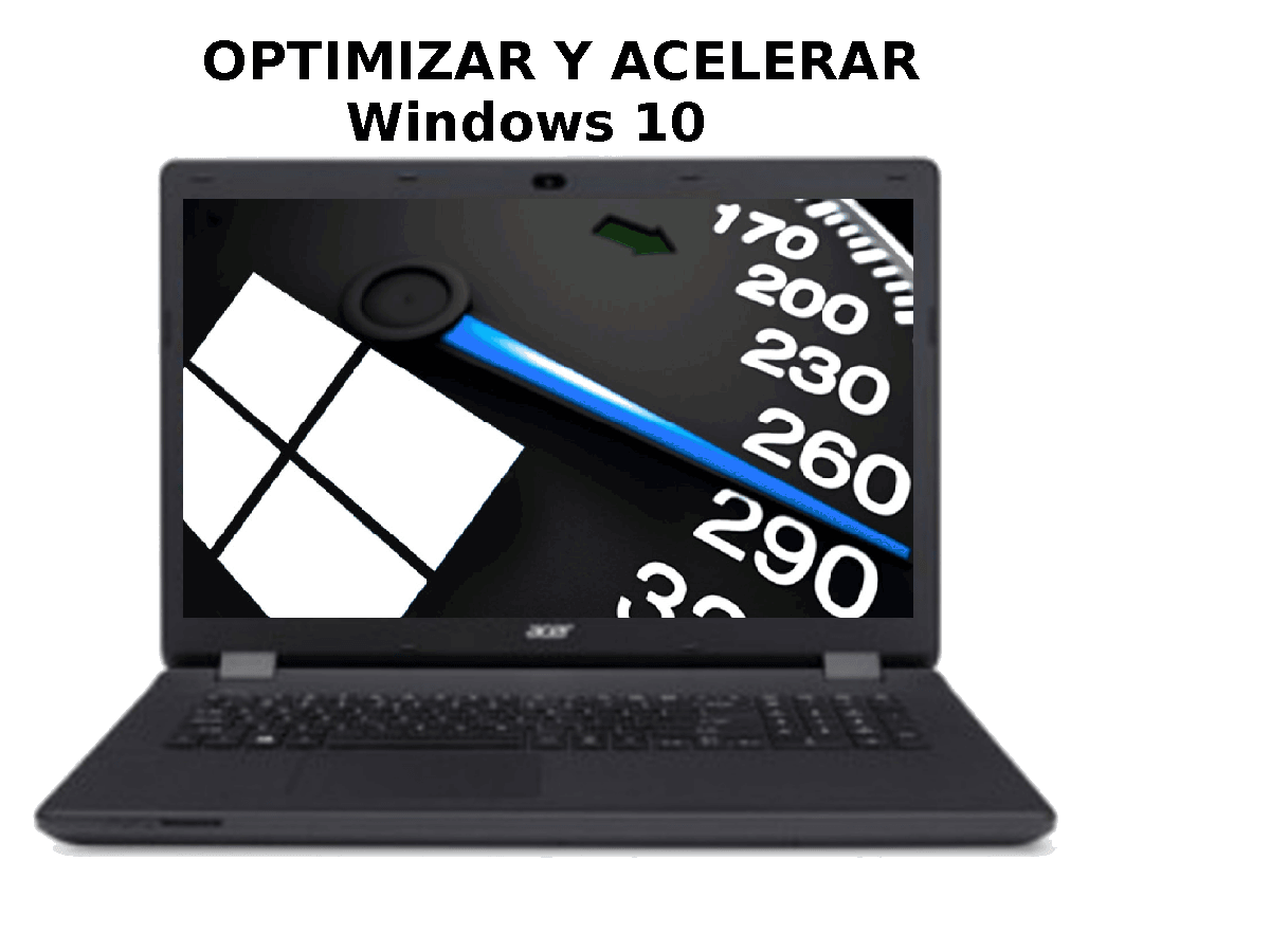 Optimizar y mejorar rendimiento y velocidad PC con Windows 10, hasta 100 veces más rápido
