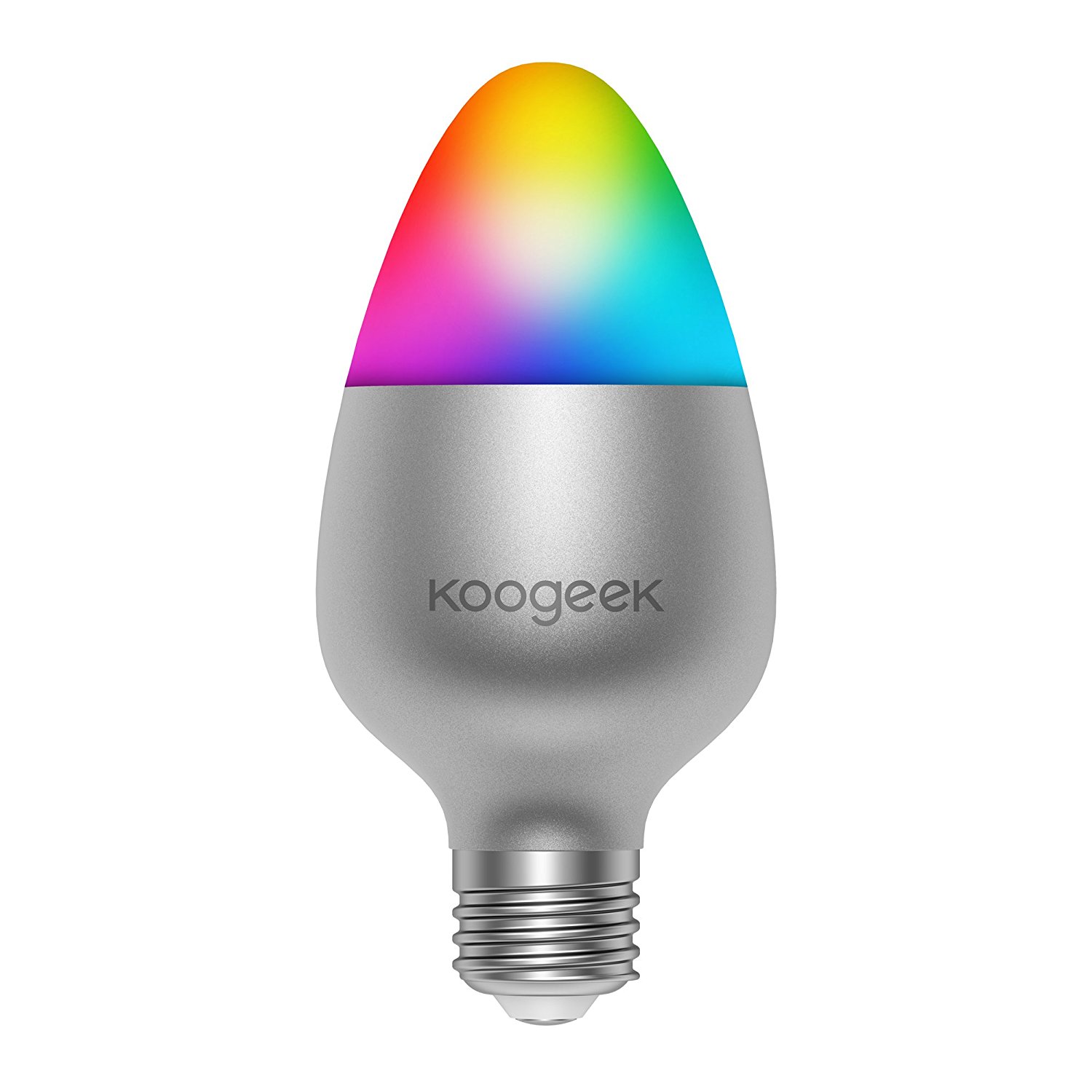 Bombilla led wifi inteligente Koogeek de colores para iPhone, iPad, Apple TV con Home Kit