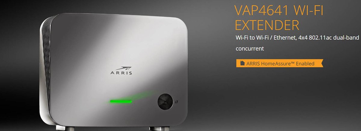 Primer router con certificación EasyMesh, el Arris VAP4641 Wireless Extender