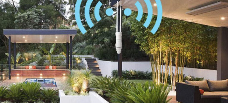 Instalar y configurar un repetidor wifi para exterior, sin cables, ampliando la señal wifi del router, ideal jardín, terraza, piscina y espacios abiertos